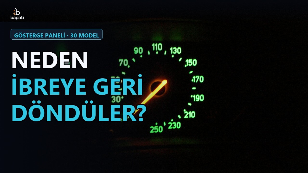 Gösterge Paneli 100 Yılda İki Kez Yön Değiştirdi — Neden?