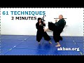 70 Ninjutsu Techniques In 95 Seconds AKBAN