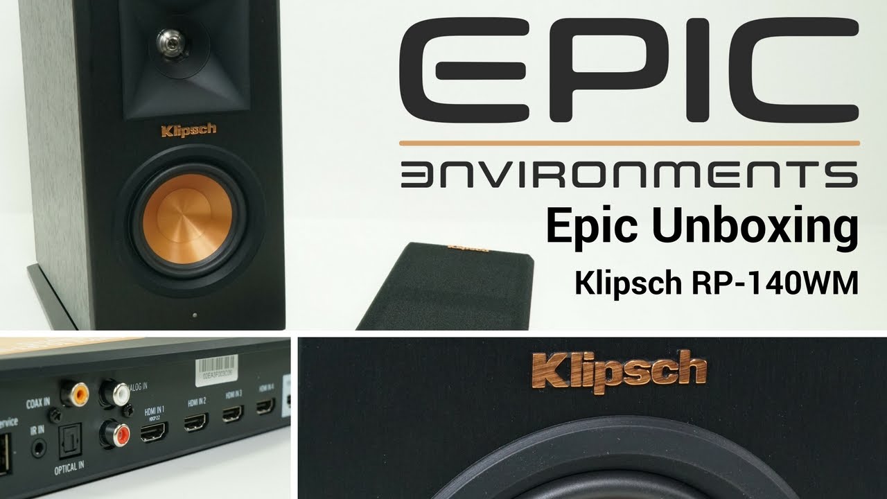 video Loa bookshelf Klipsch RP-140WM chính hãng 0