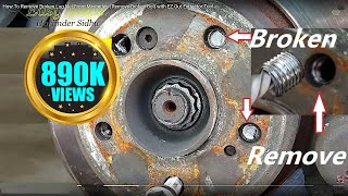 How To Remove Broken Lug Nut From Mercedes | How To Remove Broken Bolt with EZ Out Extractor Tool
