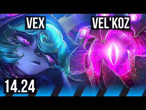 VEX vs VEL'KOZ (MID) | NA Challenger | 14.24