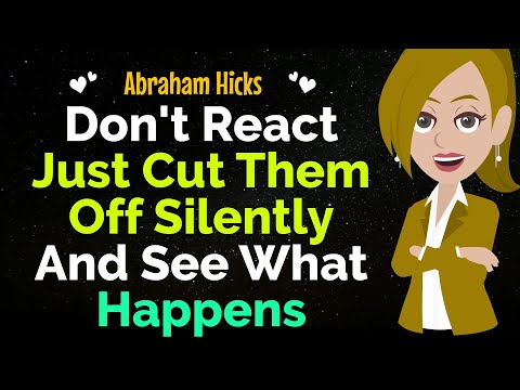 Don't Engage With Your Reality ✨Silently Remove Yourself and Notice the Change✅Abraham Hicks 2024