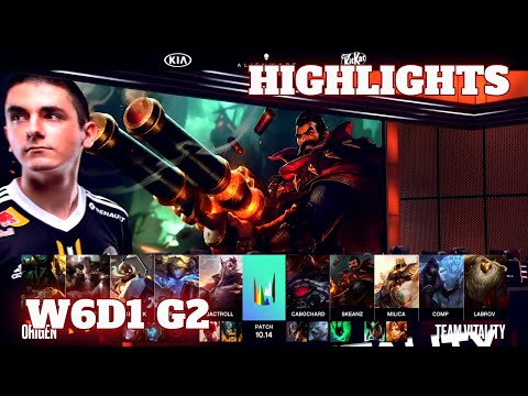 (Highlights) Origen vs Vitality | Week 6 Day 1 S10 LEC Summer 2020 | OG vs VIT W6D1