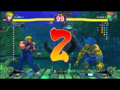 SSF4 Rank Match  Playerjun52 (KE)  vs  T SRAI (BL)