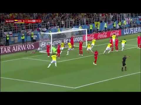 Yerry Mina Goal Vs England World Cup.. Knock OUT STAGE July 3,2018