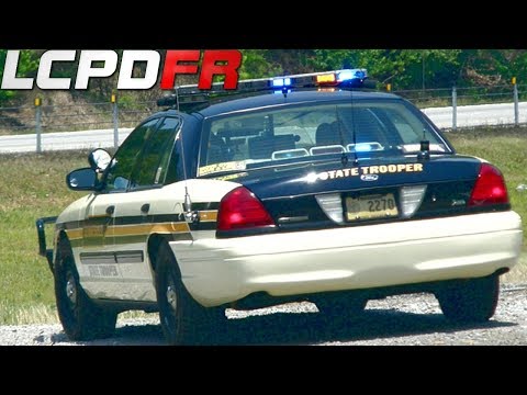 GTA 4 - LCPDFR Episode 3 - Scary Traffic Stop With A Tennessee State Trooper