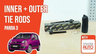 Youtube thumbnail of video "How to replace the inner and outer tie rod Panda mk3 🚗"