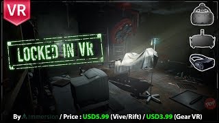 Locked In VR for  HTC Vive Oculus Rift and Gear VR Review and Gameplay Can you survive?