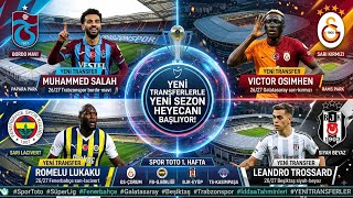 Spor Toto 1. Hafta Tahminleri & İddaa Analizi | Galatasaray, Fenerbahç
