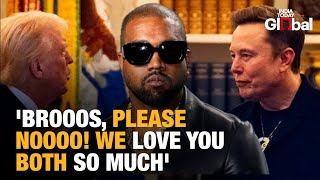 Kanye West Urges Peace as Elon Musk Accuses Trump of Epstein Ties Amid Explosive Feud| Trump vs Musk