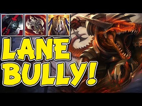 LANE BULLY TOP RENEKTON VS OLAF - Unranked to Masters Episode #88