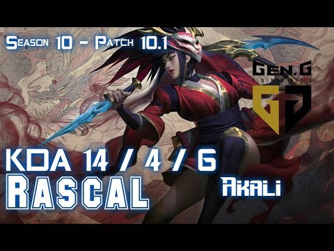 Gen Rascal AKALI vs SYLAS Top - Patch 10.1 KR Ranked