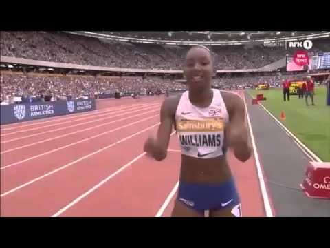 200m Elaine Thompson 22 10 Pb Beats Tori Bowie Dl London 2015