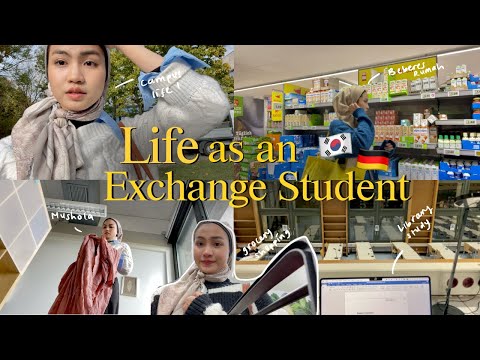 Exchange diaries🇩🇪  Day in my life jadi Murid Exchange di Jerman -  grocery shopping, campus tour