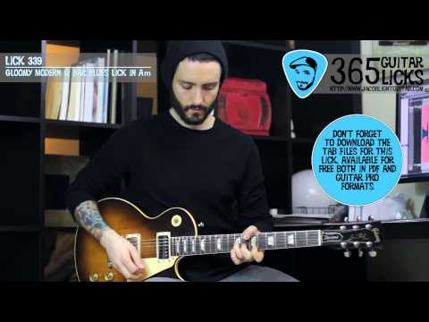 Lick 339/365 - Gloomy Modern 12 Bar Blues Lick in Am | 365 Guitar Licks Project