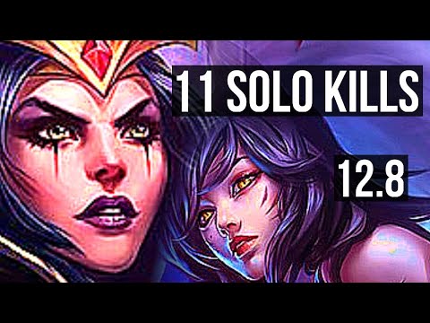 LEBLANC vs AHRI (MID) | 11 solo kills, Legendary, 1.4M mastery, 500+ games | TR Grandmaster | 12.8