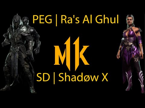 PEG  Ra's Al Ghul vs SD | Shadøw X 【Mortal Kombat 11 Aftermath】 FT-10