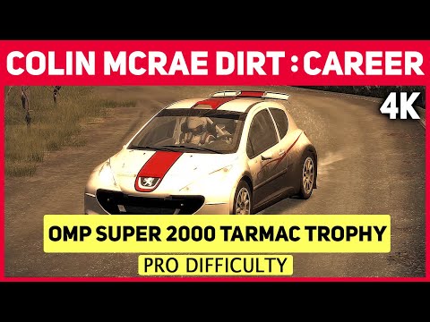 Colin McRae DiRT in 4K - Career - #14 OMP Super 2000 Tarmac Trophy - Pro Difficulty