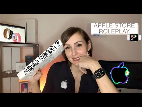 💁🏻‍♀️ APPLE STORE ROLEPLAY 3.0 🍏👩🏻‍💻 📦 con UNBOXING Apple Watch Series 7 ⌚️ e voice over  - ASMR ITA