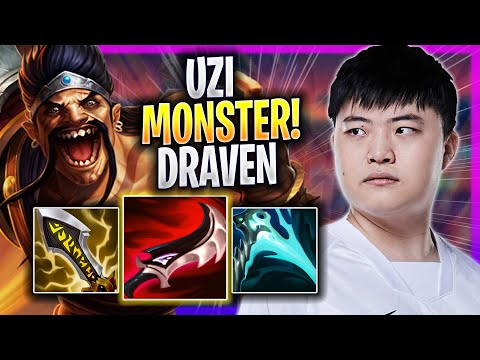 UZI IS A MONSTER WITH DRAVEN! - Uzi Plays Draven ADC vs Varus! | Season 2023