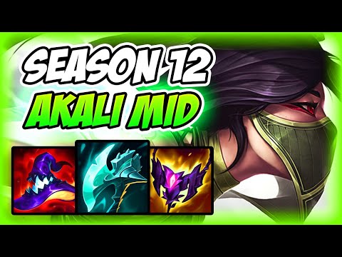 HOW TO PLAY AKALI MID AND & SOLO CARRY - S12 Akali MID Gameplay Guide