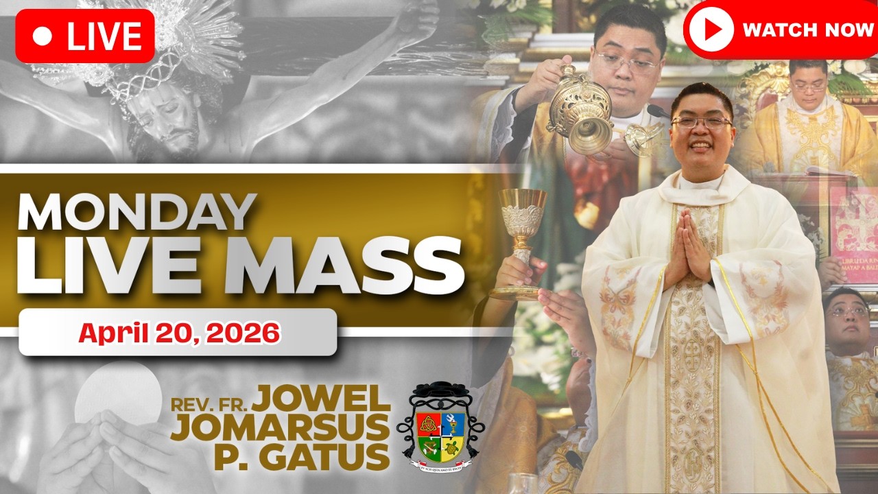 MONDAY FILIPINO LIVE MASS TODAY *APRIL 20, 2026* FR. JOWEL JOMARSUS GATUS