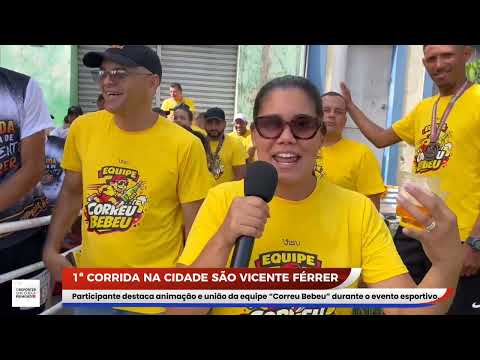 Equipe Correu Bebeu em São Vicente Férrer - PE
