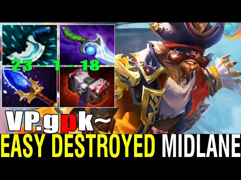 VP.gpk Show How Destroyed Midlane With [Pango] Crazy Play 23 Kills & 30Min Game | Dota2 Pro MMR 7.32