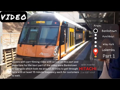 Sydney Trains T3 Bankstown Line (Bankstown → Lakemba, Part I)
