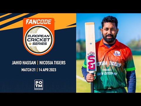 POTM: J.Hassan - AMD vs NCT | Highlights | FanCode ECS Cyprus | 14 Apr 2023 | ECS23.188