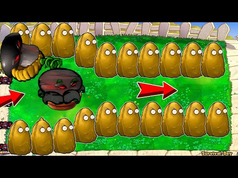 99 DOOM-MELON PULT Plants vs ALL ZOMBIES - Plants vs Zombies