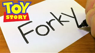 How To Draw Toy Story 4 Forky