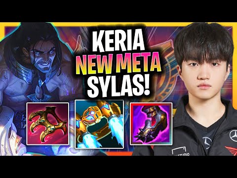 KERIA INSANE NEW META SYLAS SUPPORT! | T1 Keria Plays Sylas Support vs Leona!  Season 2025