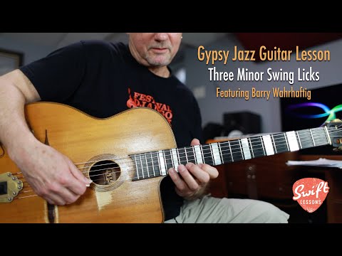 Easy Gypsy Jazz Licks for Minor Swing - Django Style!