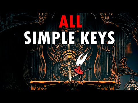 Hollow Knight Silksong WHERE TO GO to get ALL Simple Key Locations and Simple Key Doors