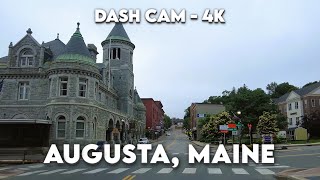 🚗 Explore Augusta, Maine in Stunning 4K! Journey Through the Capital City's Beauty 😍