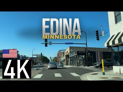 Road Tour of Edina, Minnesota in 4K - Driving Tour of Edina - Minneapolis Suburb