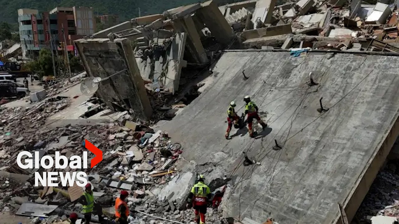 Video: Global News report details Venezuela earthquake rescues and criticism of government response