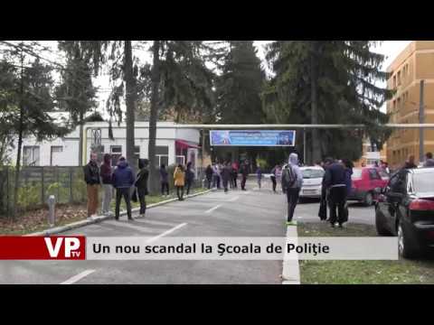 Un nou scandal la Şcoala de Poliţie