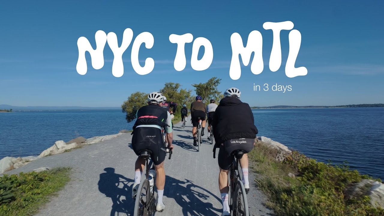 We biked from New York to Montreal to see the 🐐