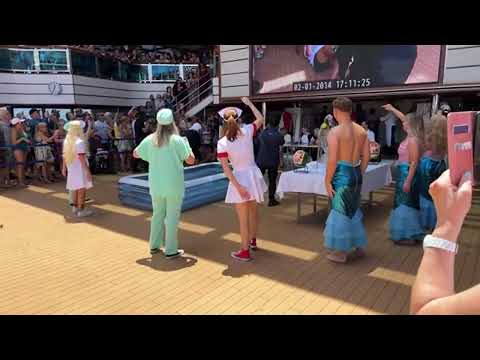 Port Monkeys Live from the King Neptune’s Crossing Ceremony on the Carnival Luminosa, Day 4