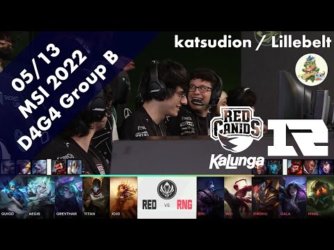 [Penta!] RED (TitaN Jhin) VS RNG (GALA Kai'Sa) D4G4 Group B Highlights - MSI 2022 Group Stage by ...
