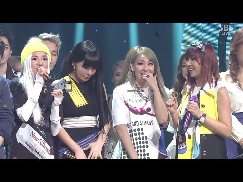 2NE1-'COME BACK HOME' 0316 SBS Inkigayo No.1 of the Week