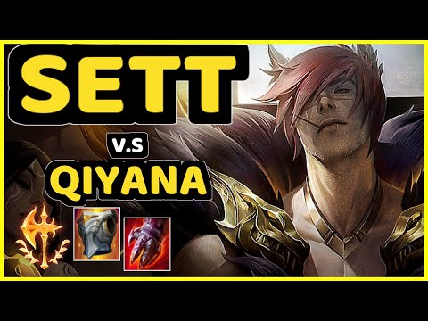 SCARFACE (SETT) vs QIYANA - TOP GAMEPLAY - EUW Ranked GRANDMASTER