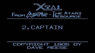 Xtal - Adventures in Space =+ Atari 800 xl += Intro theme