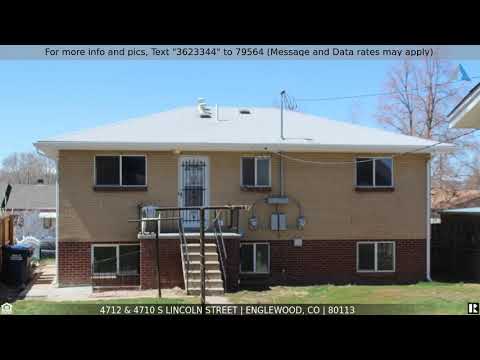 Priced at $700,000 - 4712 & 4710 S Lincoln Street, Englewood, CO 80113