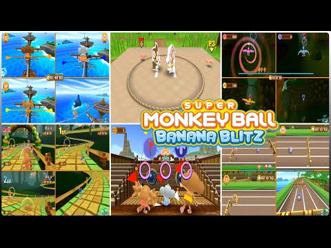 Super Monkey Ball Banana Blitz - nintendo wii minigames