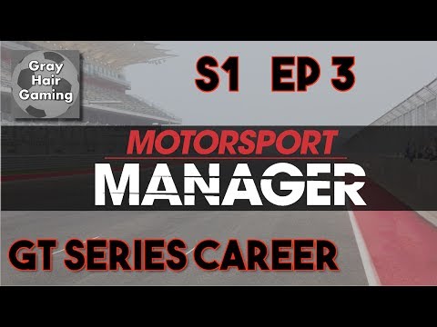 Motorsport Manager GT Series Let's Play - EP3 - GT Challenger Series Career - Munich GP
