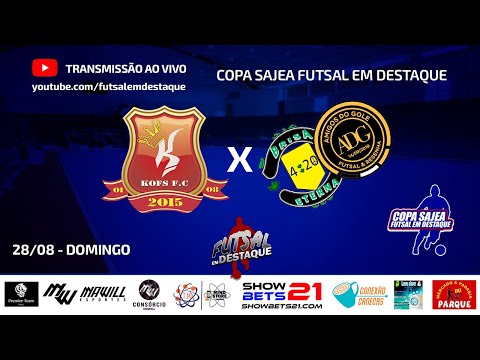 KOFS/SEM CRISE X BRISA/AMIGOS DO GOLE - COPA SAJEA FUTSAL EM DESTAQUE