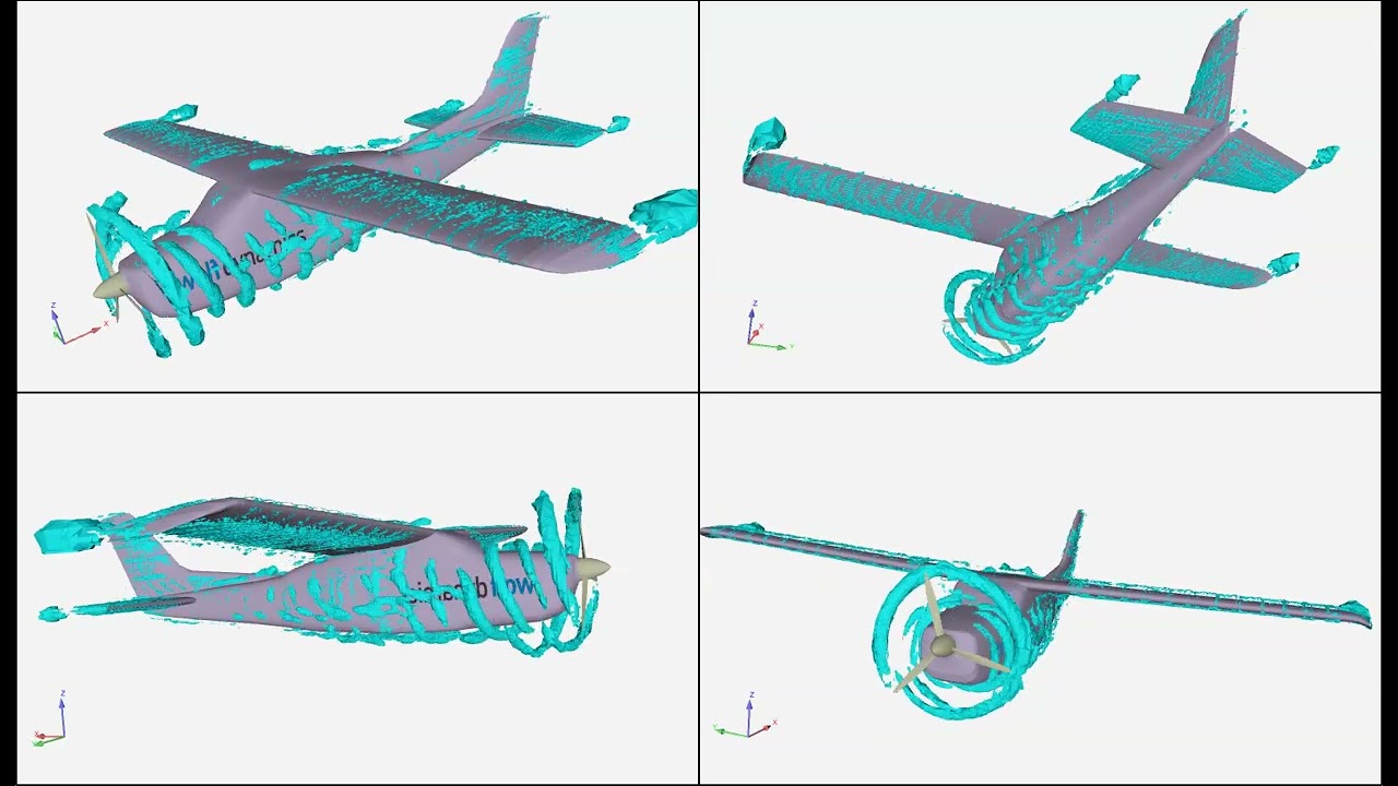 Cessna 210 | CFD simulation using #OpenFOAM 🔥🧯